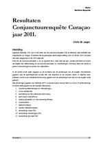 Resultaten Conjunctuurenquete Curaçao jaar 2011